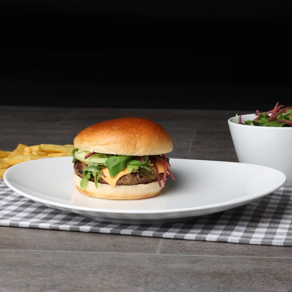 TSP 031 OVALI Steak plate oval 30 cm