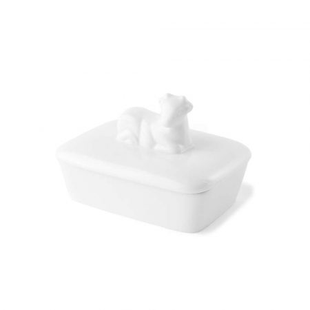 BUD 016 DOSEN Butter dish with lid ''Cow''