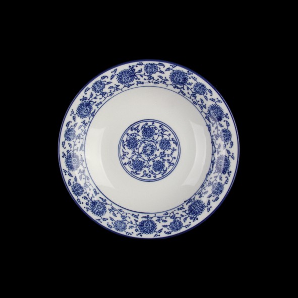 QHC 020 QING HUA CI Deep plate 20 cm ''Qing Hua Ci''