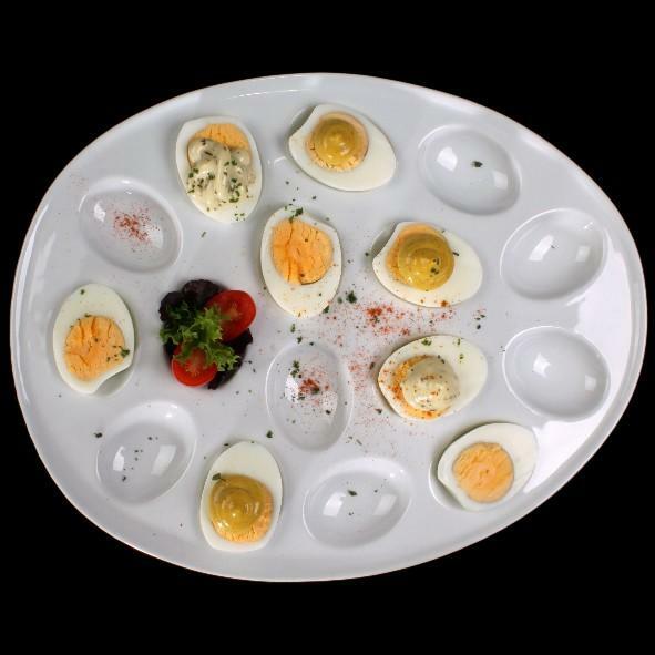 PLA 303 EIERPLATTEN Oval Egg plate 35 cm x 27 cm