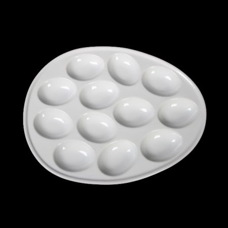 PLA 304 EIERPLATTEN Egg Platter with 12 mouldes