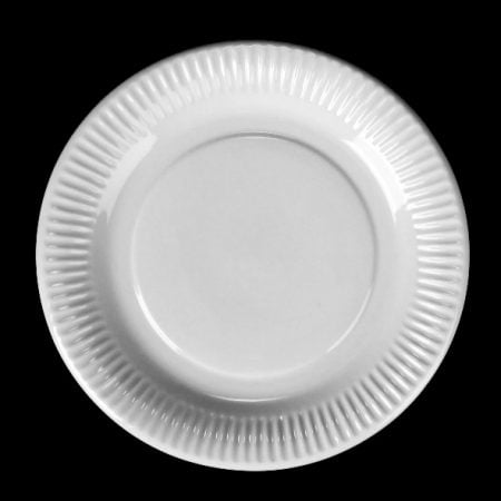 SL 005 EINWEG-DESIGN Porcelain Plate 23 cm ''Snack Line''