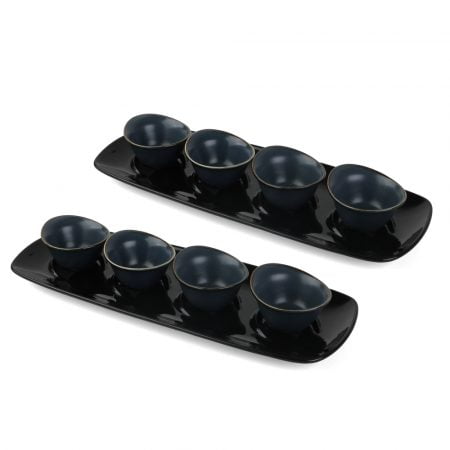 KOMBI-SERVICE 10-tlg. Fingerfood Servierset "Coral"