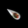 TD 018 PRÄSENTER Oval platter ''Teardrops'' 18 cm