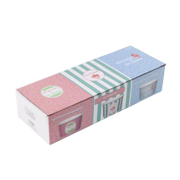 ES 302 DESSERTSCHALEN Ice bucket set 3 pcs. ''Gelateria''