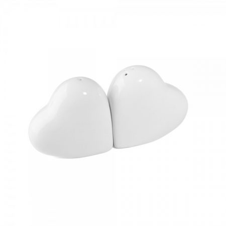HM 001 MENAGEN Salt & Pepper Shaker ''Heart'