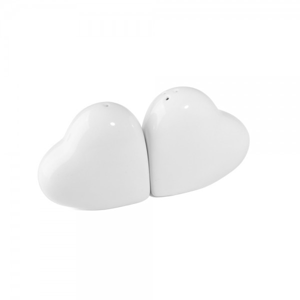 HM 001 MENAGEN Salt & Pepper Shaker ''Heart'
