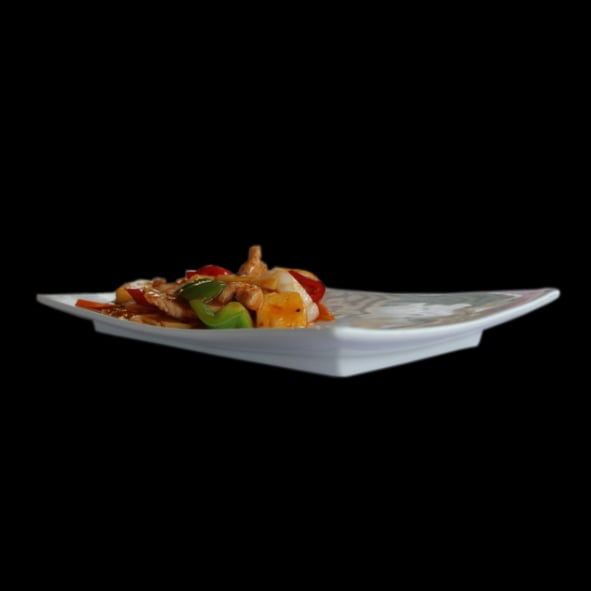 YO 028 YOYO SHANGHAI Curved plate, 28,0 x 14,0 cm, Yoyo Osaka