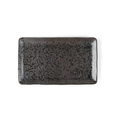 RT 327 REACTIVE TREND Plate 27 x 16 cm rectangular ''Re-Active Carbon''