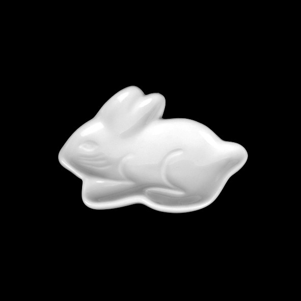 RP 008 SONDERFORMEN Rabbit shaped plate 6 cm