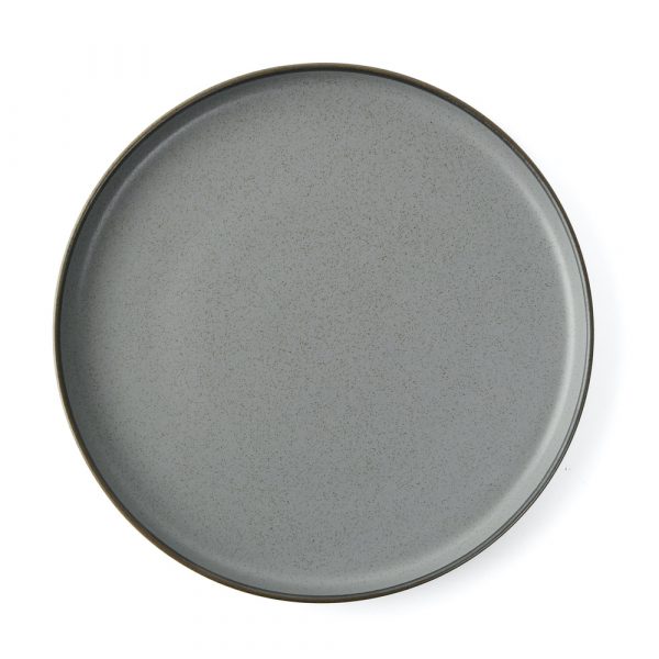 RT 524 REACTIVE TREND Porcelain Plate 25 cm ''Granito'' with high rim