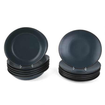 RT 662 KOMBI-SERVICE 12-tlg. Tellerset urbane Form"Coral"