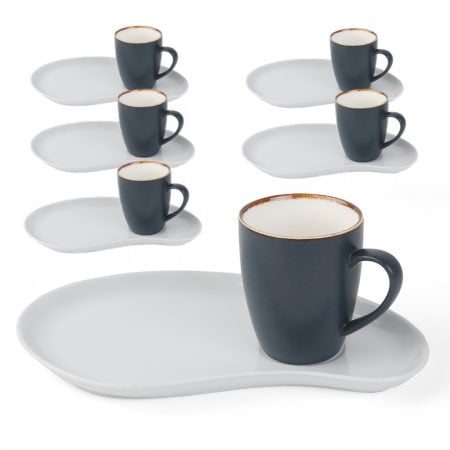 RT 605 KOMBI-SERVICE 8-tlg. Fingerfood Servierset "Coral"