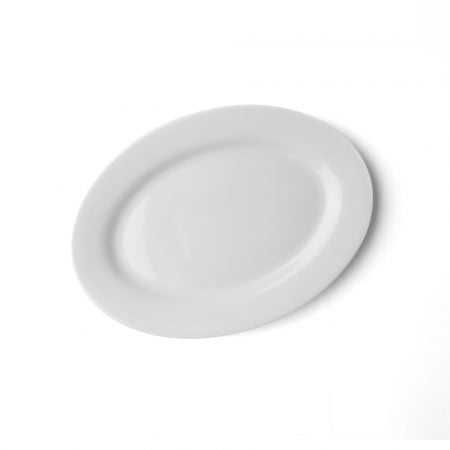 VLP 210 VITAL LEVEL Porcelain Plate Flat Oval 20 x 15 cm ''Vital Level''