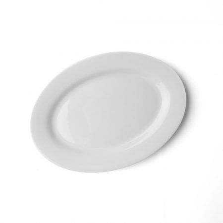 VLP 250 VITAL LEVEL Porcelain Plate Flat Oval 20 x 15 cm ''Vital Level''